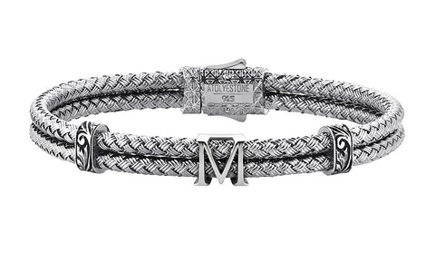 Women's Personalized Bangle in 925 Sterling Silver
