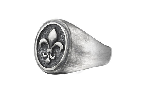 Fleur De Lis Ring in 925 Sterling Silver