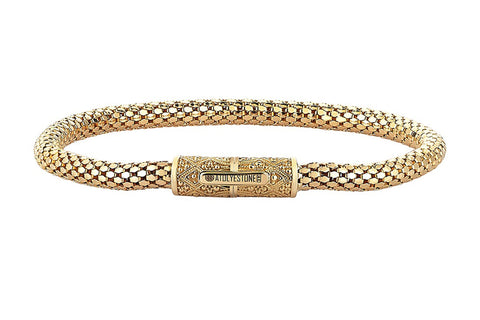 streamline chain bracelet in gold