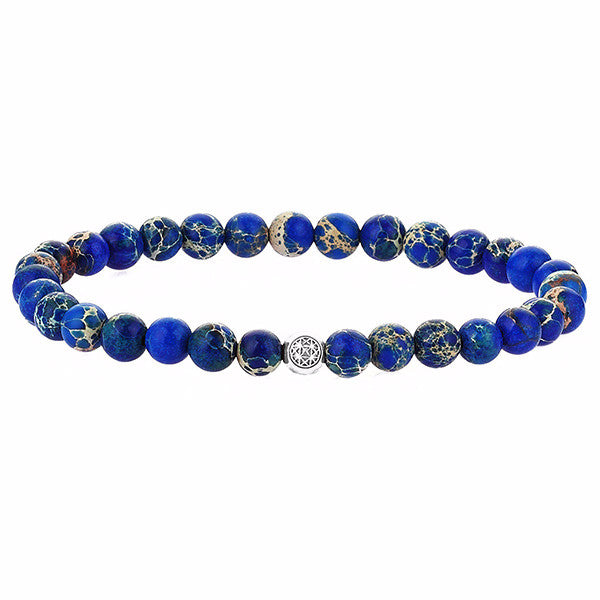 Blue Jasper Stone Jewelry - Bracelets, Rings & More - Atolyestone