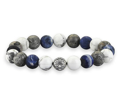 Men's Multistone Apex Beaded Bracelet