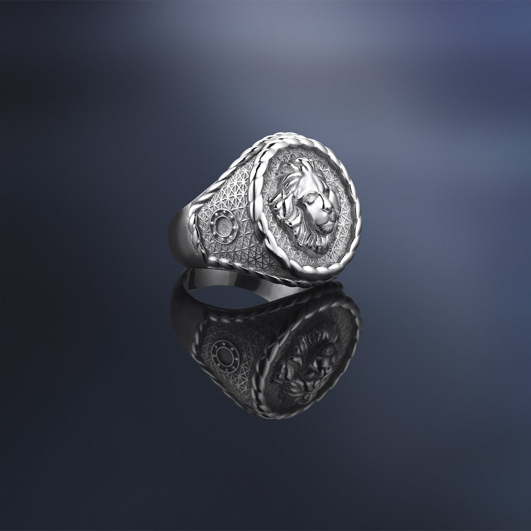 Imperial Leo Ring - Solid Silver – Shop at ATOLYESTONE