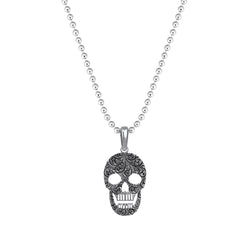 mens skull necklace