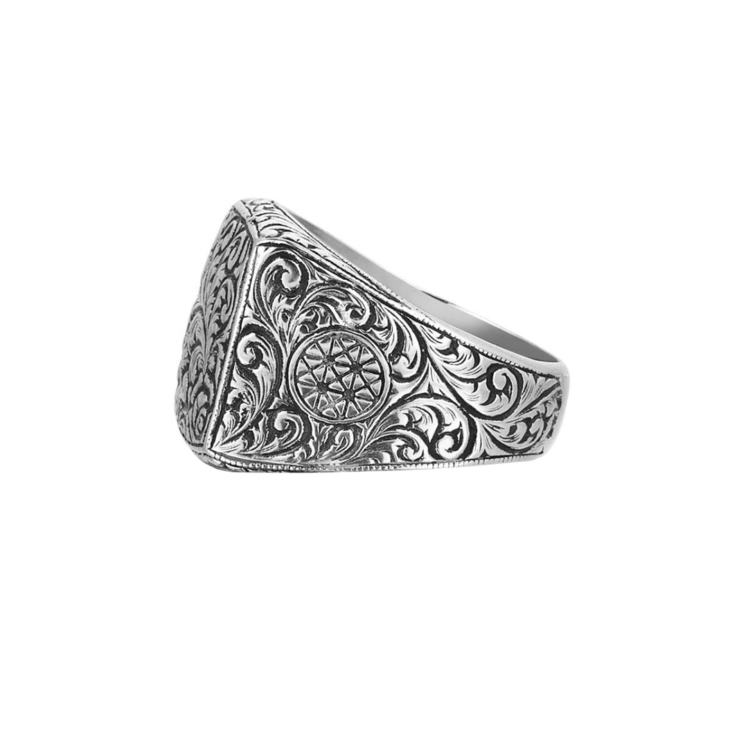 Men's Classic Ring in 925 Sterling Silver - Atolyestone