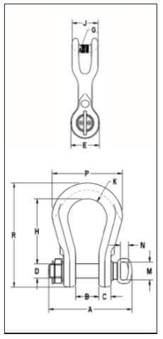 Crosby® G-3315 Forged Snap Hook