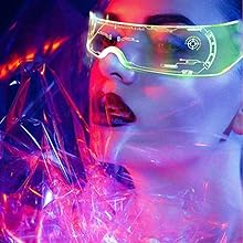 LED Luminous Glasses - 7 Colors, Perfect for Parties, Cosplay, and Halloween5