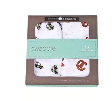 Taxi Pretzel Swaddles NYC by babesta x aden and anais