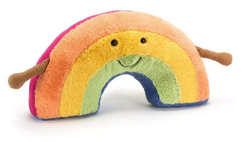 rainbow stuffed toy by jellycat