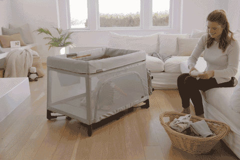 Best Travel Crib for vacation Remi by Uppababy