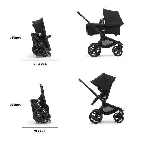 Fox 5 stroller by bugaboo standing fold