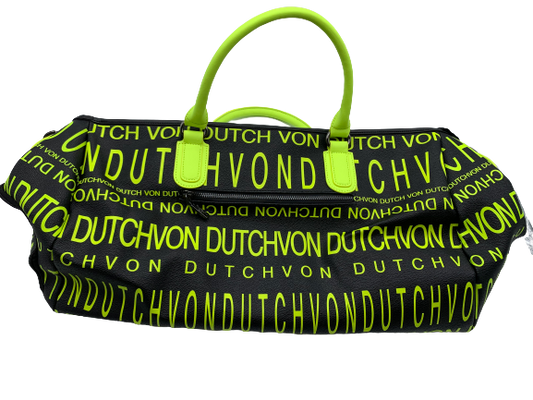 Monogram Espresso & Lime Overnight Bag - Von Dutch