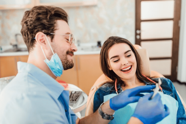 Dental check-up before the wedding