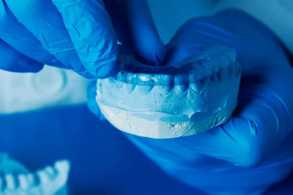 The process of construction of a teeth-grinding splint