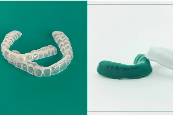 A side by side comparison of Retainers vs Night
Guards