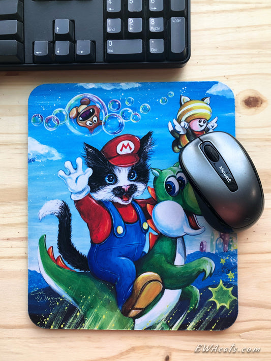 Mouse Pad "Mario Kitty"