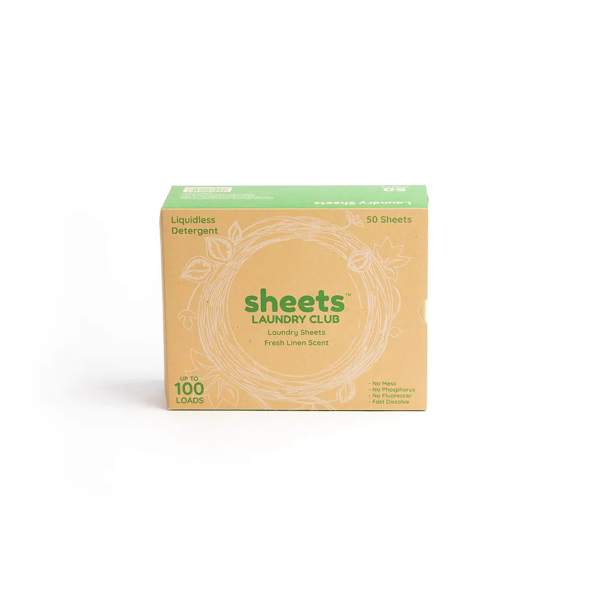  Sheets Laundry Club Laundry Detergent Sheets (Fresh