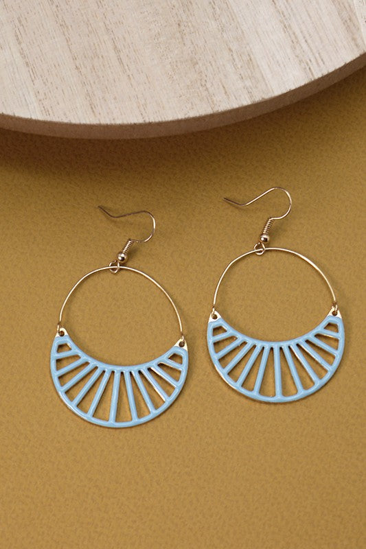 Clay Beads Hoop Earrings - Elle Shanell