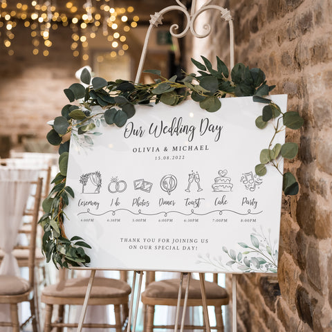 wedding timeline