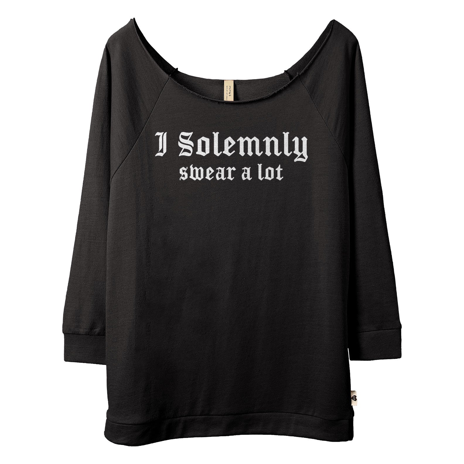 I Solemnly Swear A Lot Women's Slouchy 3/4 Sleeves Lightweight