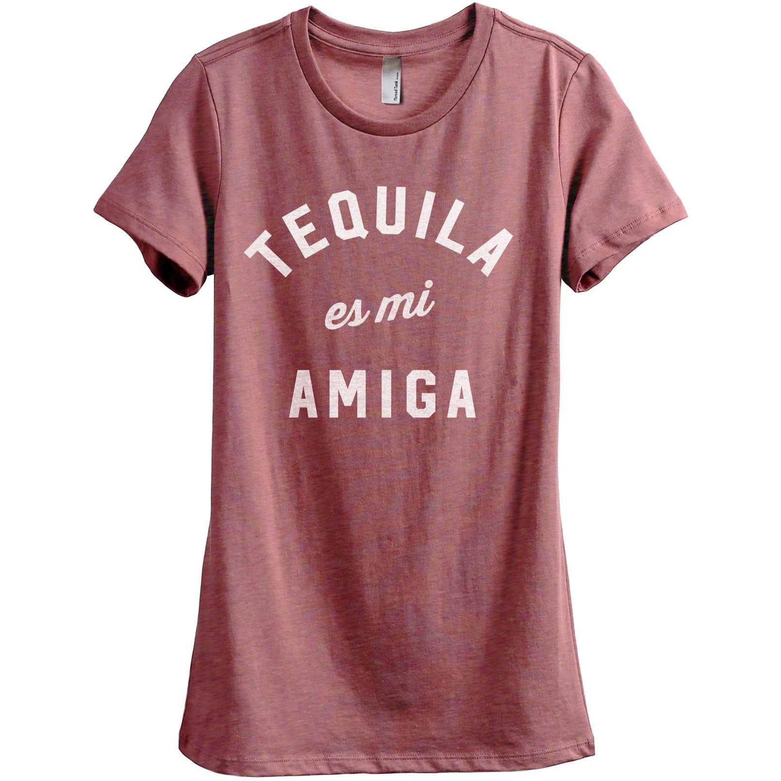 Te Amo Tequila Women's Relaxed Crewneck Graphic T-Shirt Top Tee