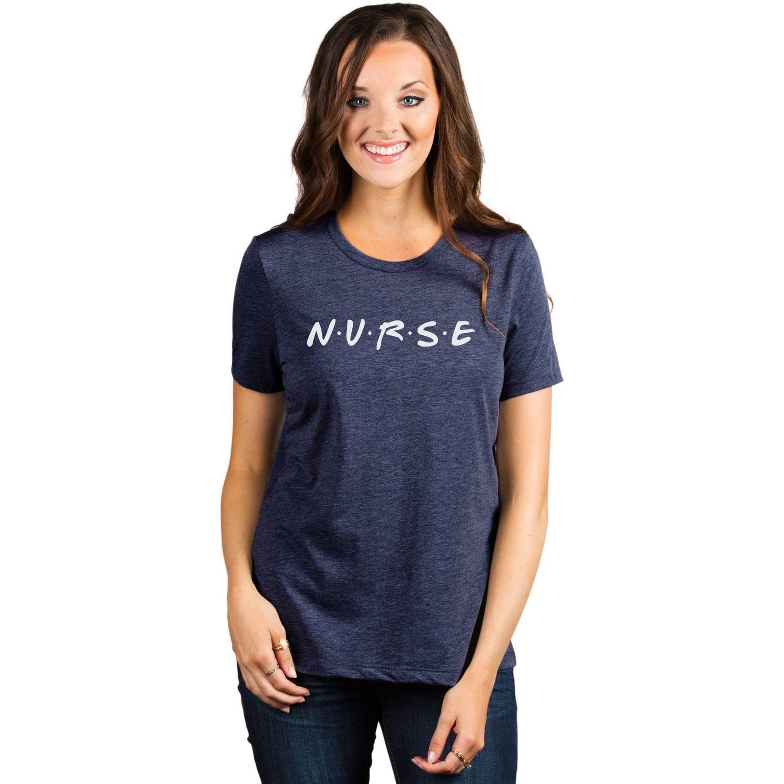 Nurse Definition Women's Relaxed Crewneck Graphic T-Shirt Top Tee