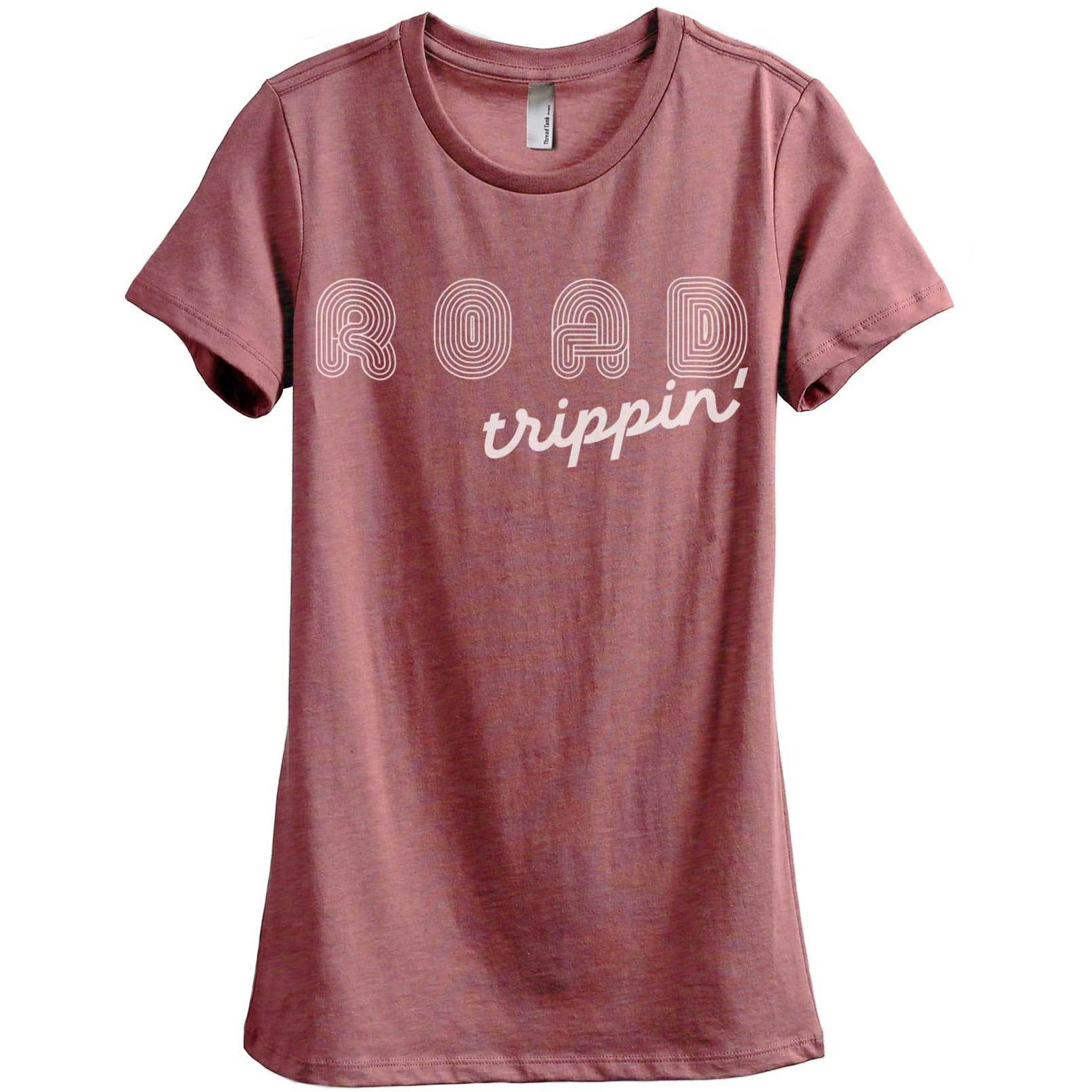 Road Trippin Women Relaxed Crew T-Shirt Tee Graphic Top - threadtank ...