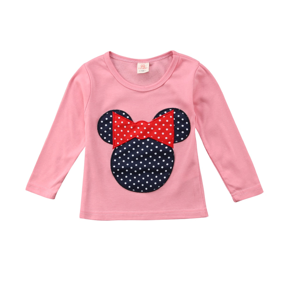 BLUSAS Disney mininie dos desenhos animados t-shirts bebê meninas polk –  