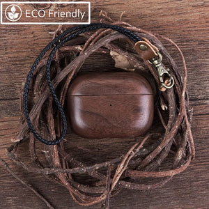 New earpods case for apple airpod case box voor airpods pro case solid wood shell case Portable shell for airpod accessories - KWB Lifestyle