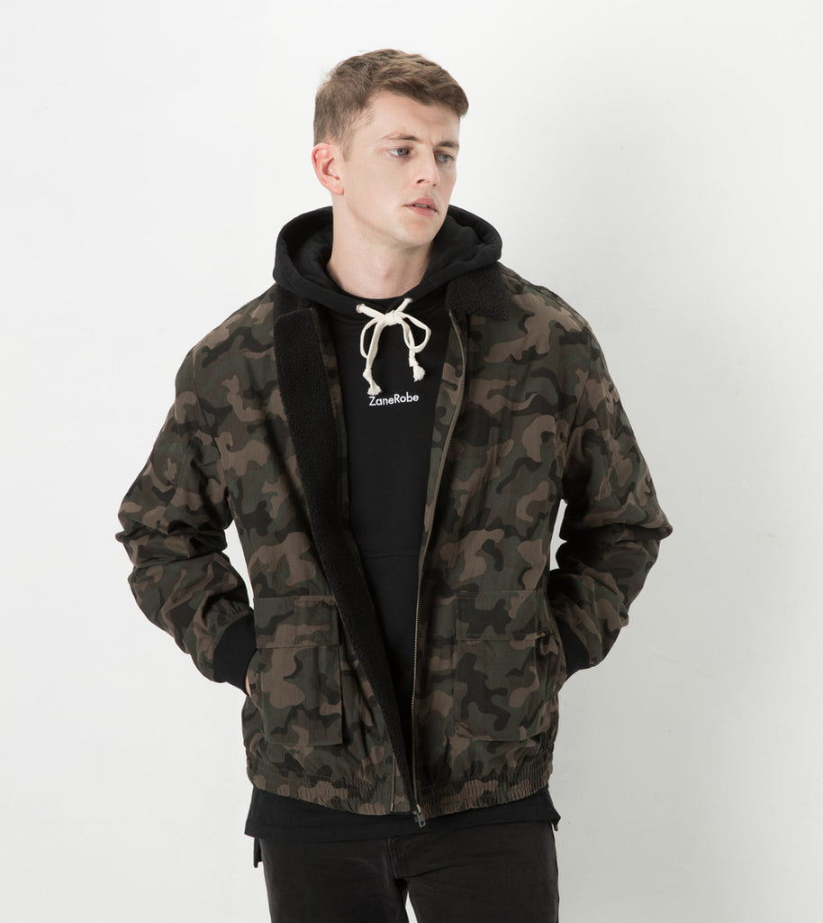 Sherpa Jacket Dark Camo - Sale – ZANEROBE Global