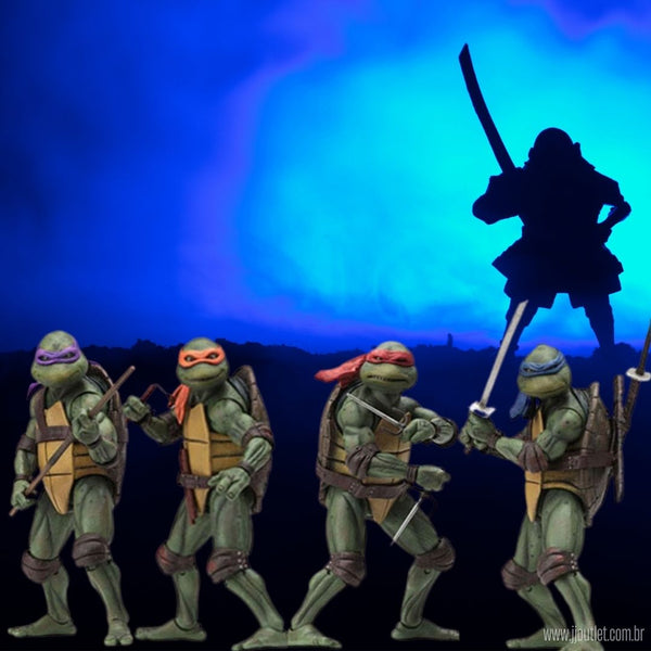 Action Figure Tartarugas Ninja Neca  Leonardo, Donatello, Michelangelo e  Raphael