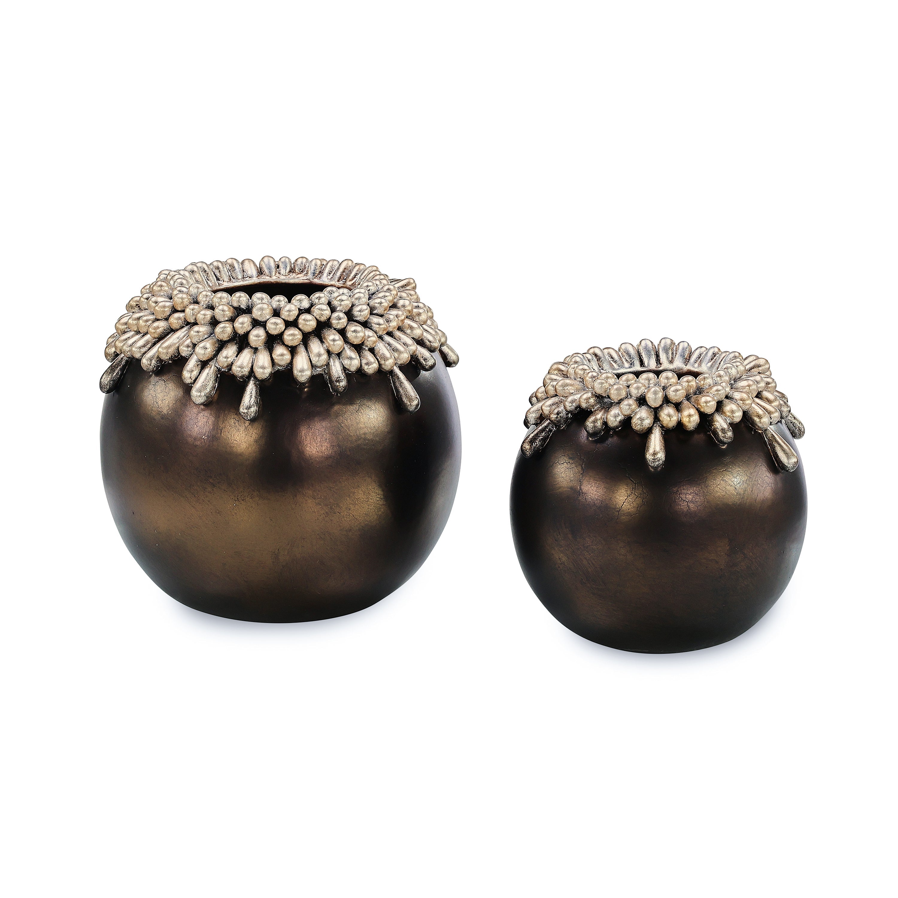 Brigid Vases, Set of 2 Bronze | John Richard - JRA-15585S2