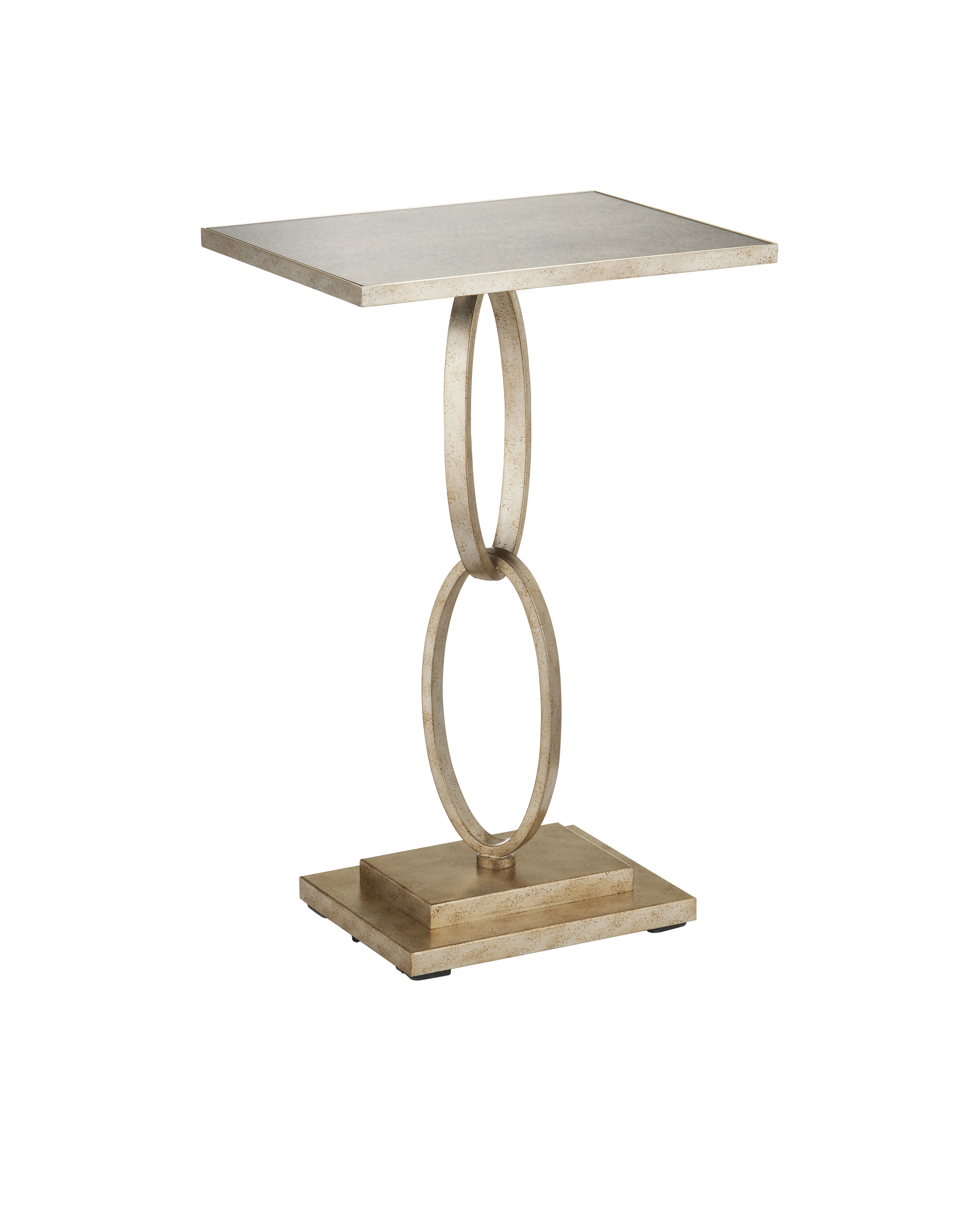 Currey & Co Bangle Silver Accent Table | 4096