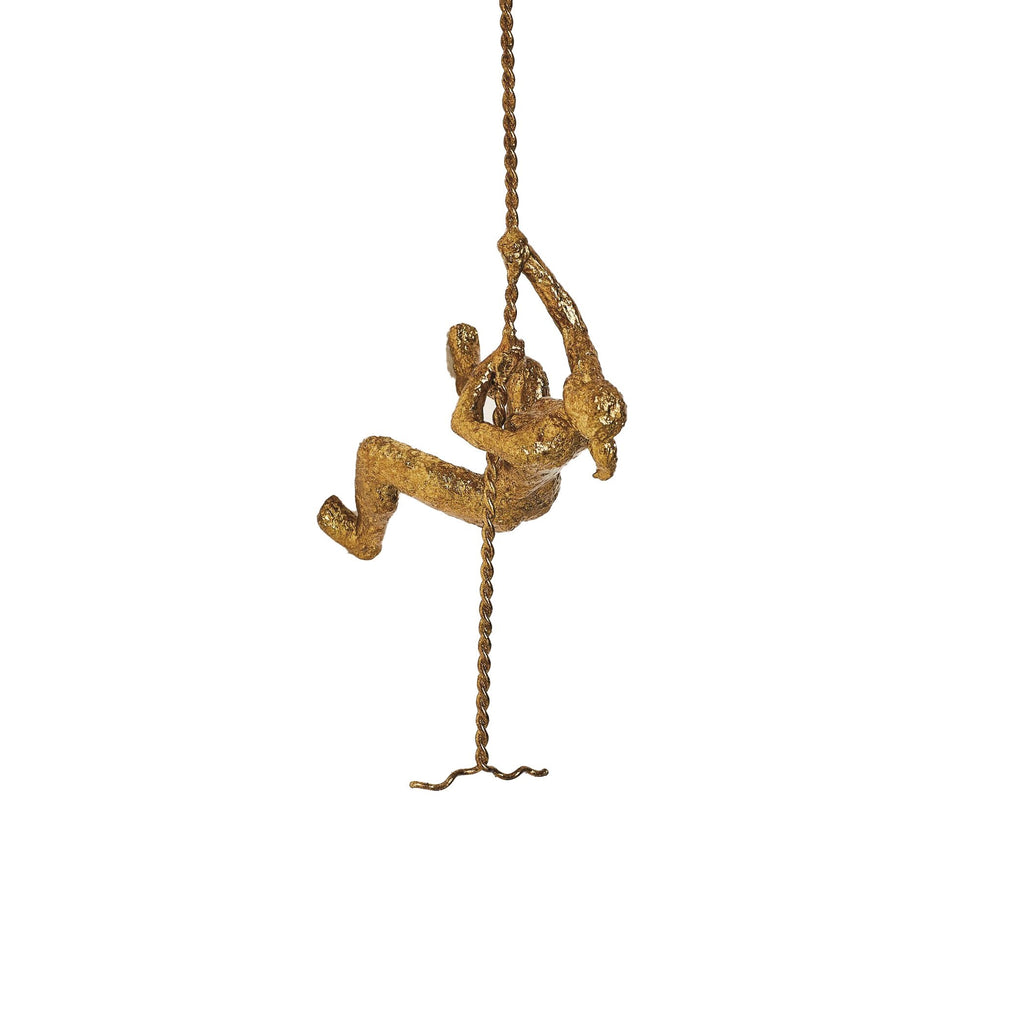 Climbing Man, Wall Mounted, Bronze  Dining room design, High fashion home,  Wall mount