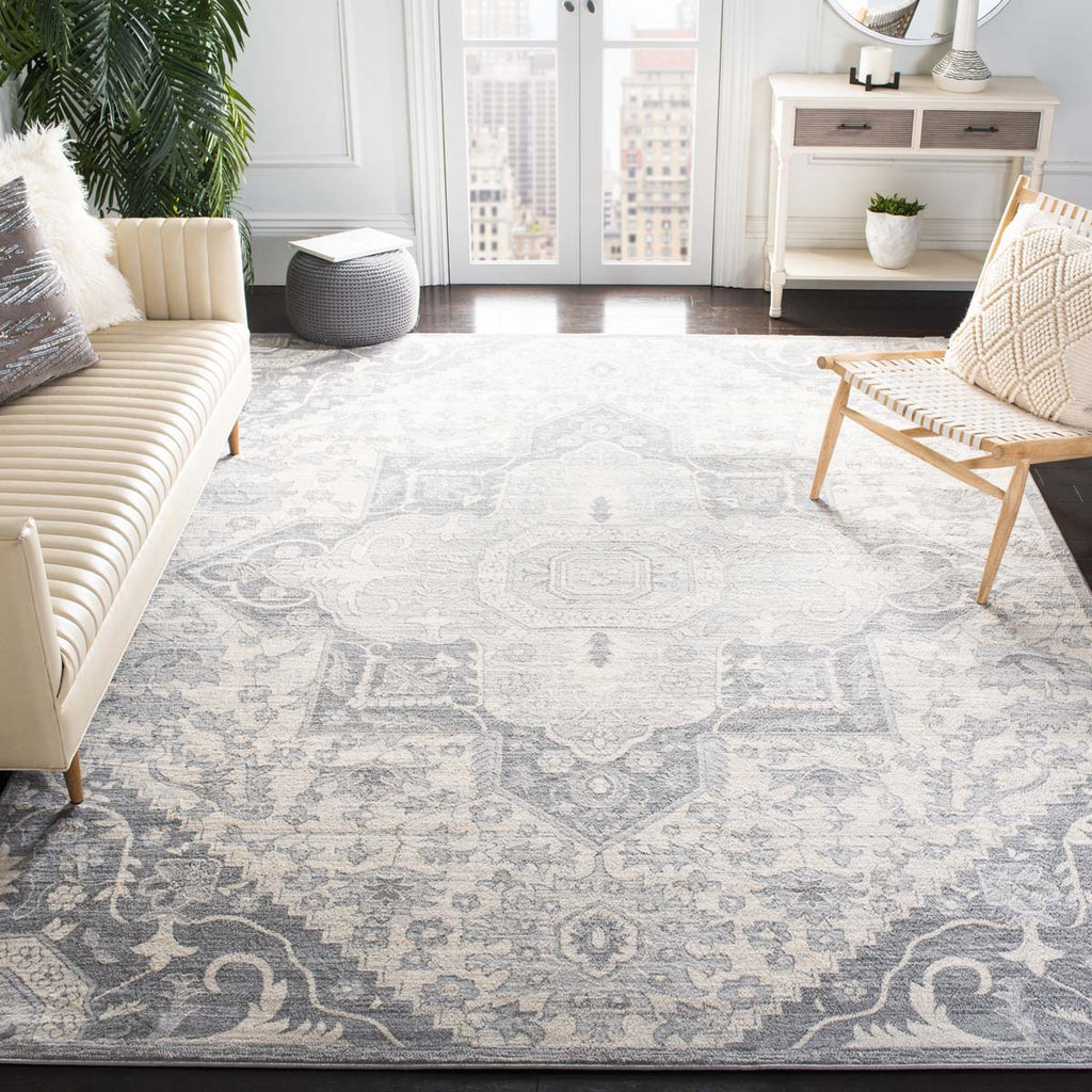 Safavieh Brentwood Rug Collection BNT852B - Cream / Grey