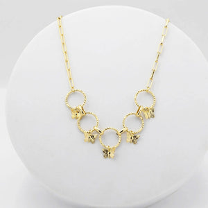 TJ - Halo Butterfly Necklace - Walker Rose Boutique 