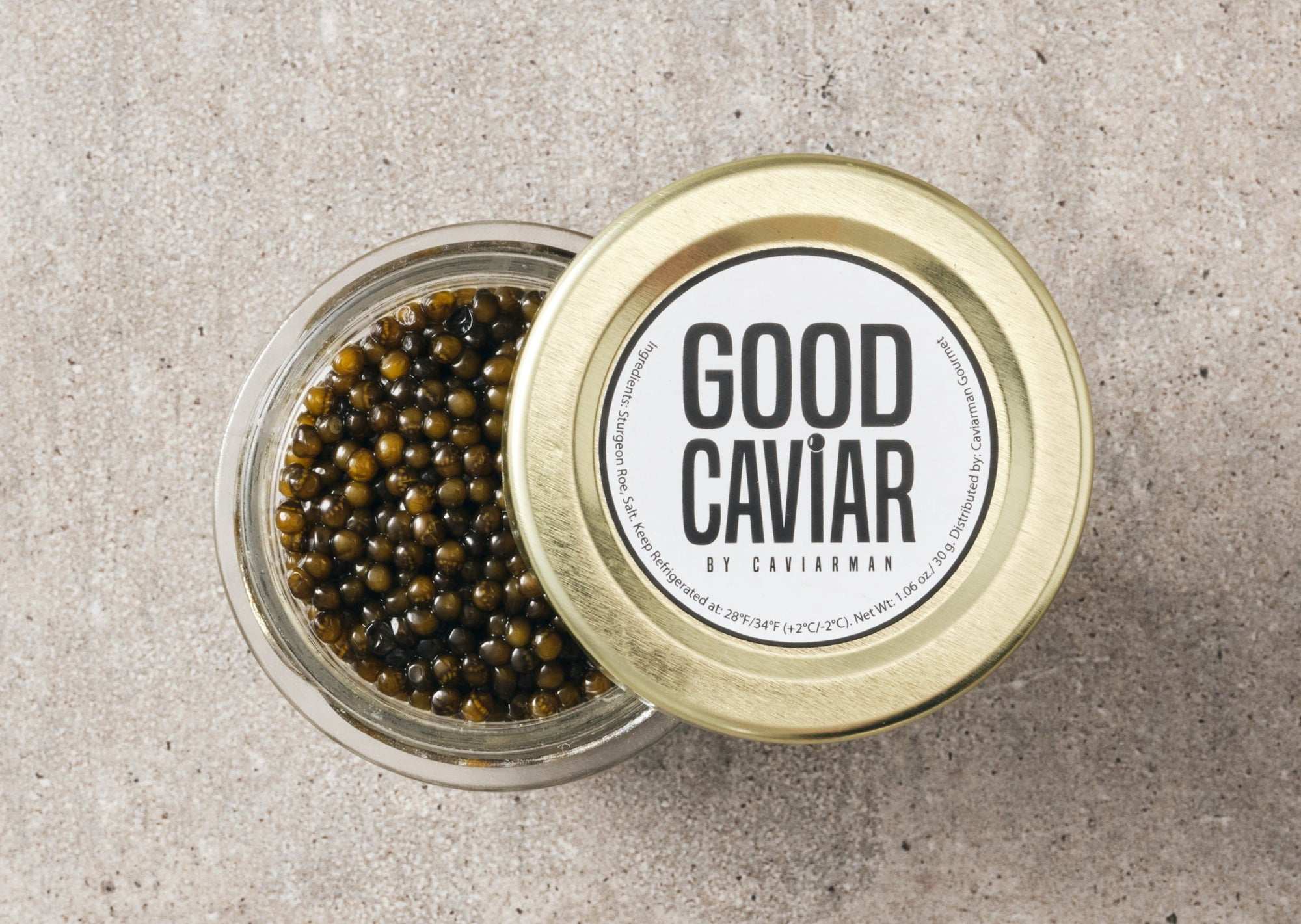 Franco Silver Salmon (Coho) Caviar Low Salt 1.1 LB (0.5 KG) - CAVIARMAN  GOURMET
