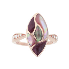 Mosaic Mother of Pearl RIng