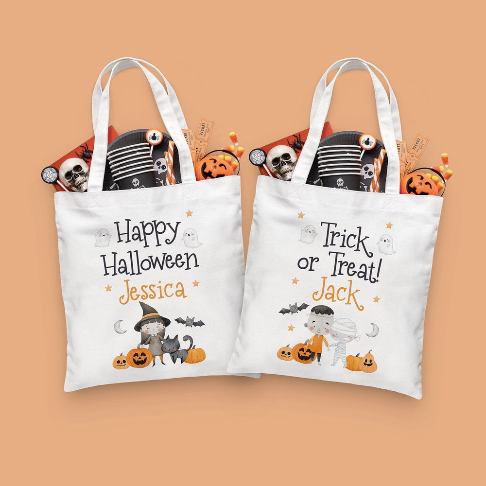 Amazoncom TTRhome Personalized Halloween Buckets Bags for Trick or TreatCustom  Halloween Candy Bucket with Name Party Favor DecorSpider Black  Home   Kitchen