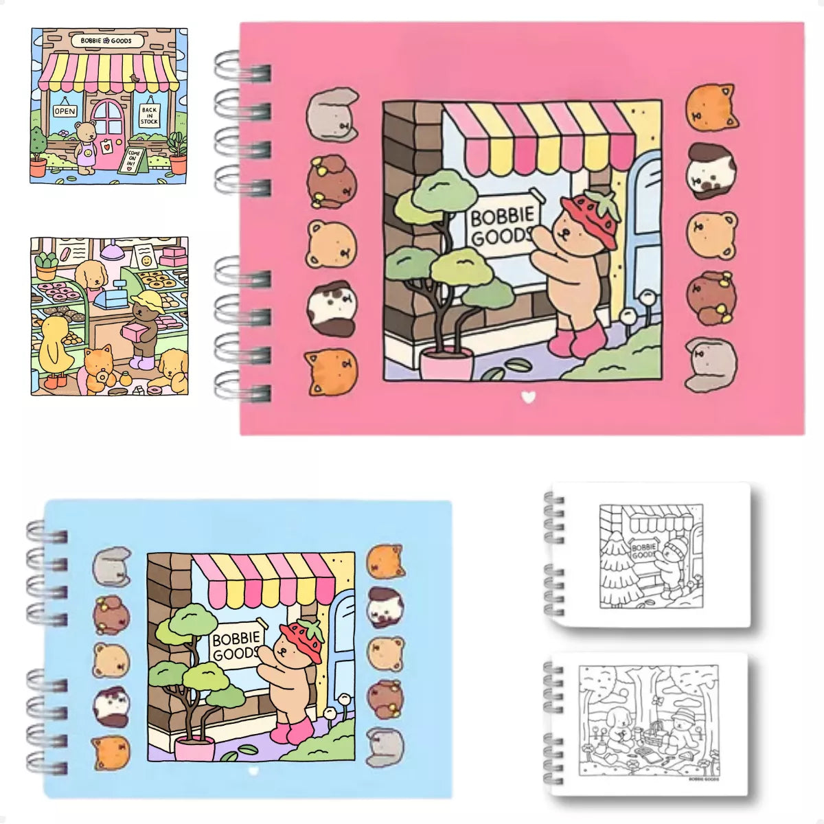 Kit 2 Livros Bobbie Goods Original + 262 Canetas Touch 2