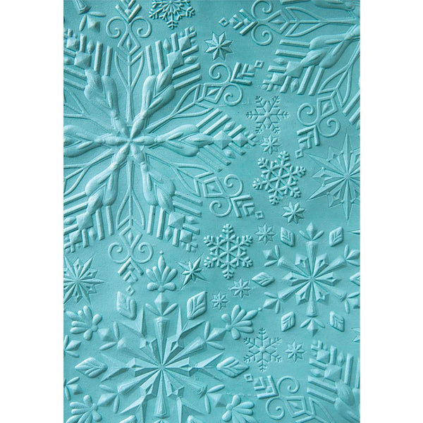 Snowflake Swirl Embossing Folder