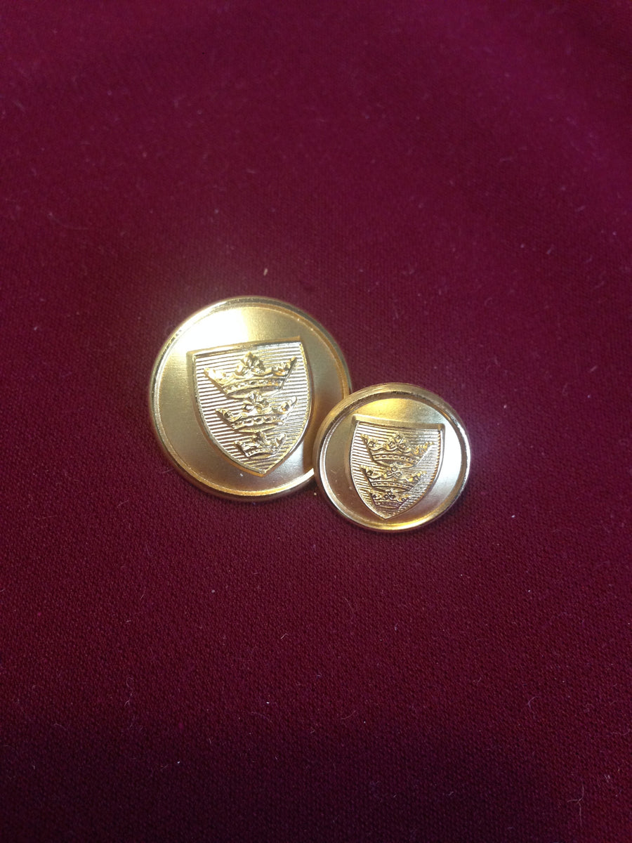 Three Crowns Buttons – MASONS MILITARY BADGE & BUTTON