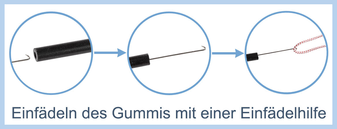 Einfädelhilfe für Fiberglasstangen