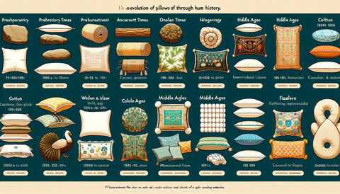 Evolution of different pillows over time