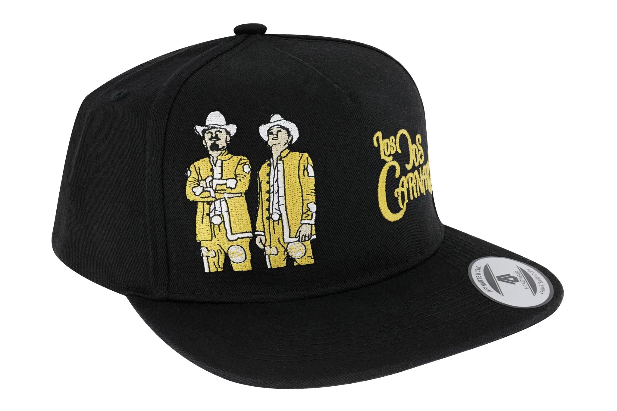 Gorra Dos Carnales Negro + Dorado