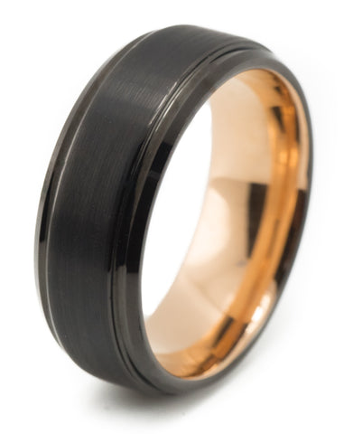 Men’s Wedding Band The Nimbus Rose – Manbands & Co