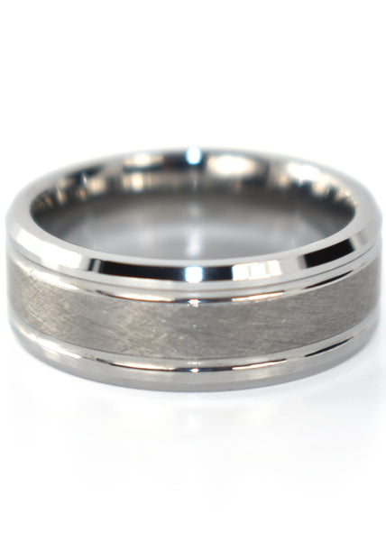 Men’s Wedding Band The Lacerated Silver – Manbands & Co