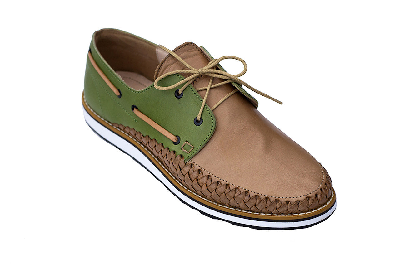 mens green casual shoes