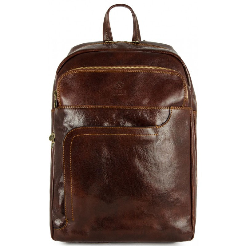 L.A. Confidential - Large Leather Backpack by Time Resistance | Jetset ...