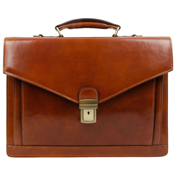 The Magus - Classic Design Leather Briefcase by Time Resistance ...