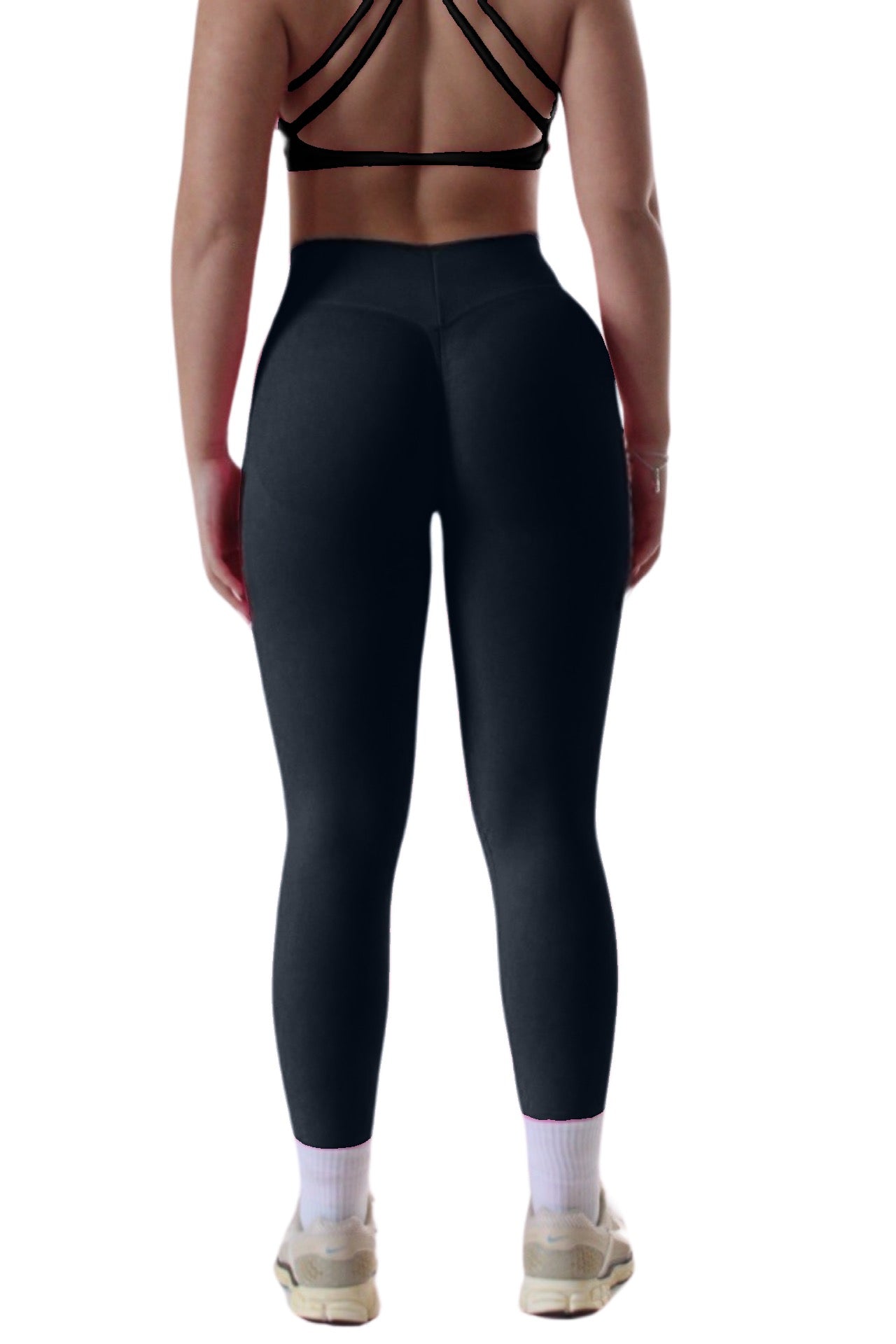 Empower: Nakd Scrunch Collection - Khaki Scrunch Bum Gym Leggings